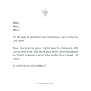 Add a pre-written note