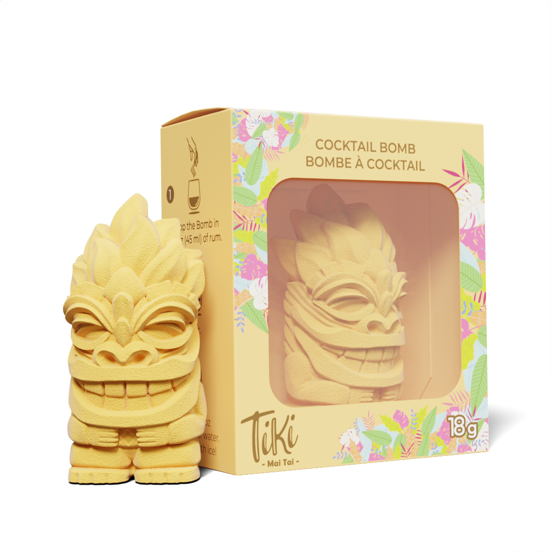 Individual 3D cocktail bomb