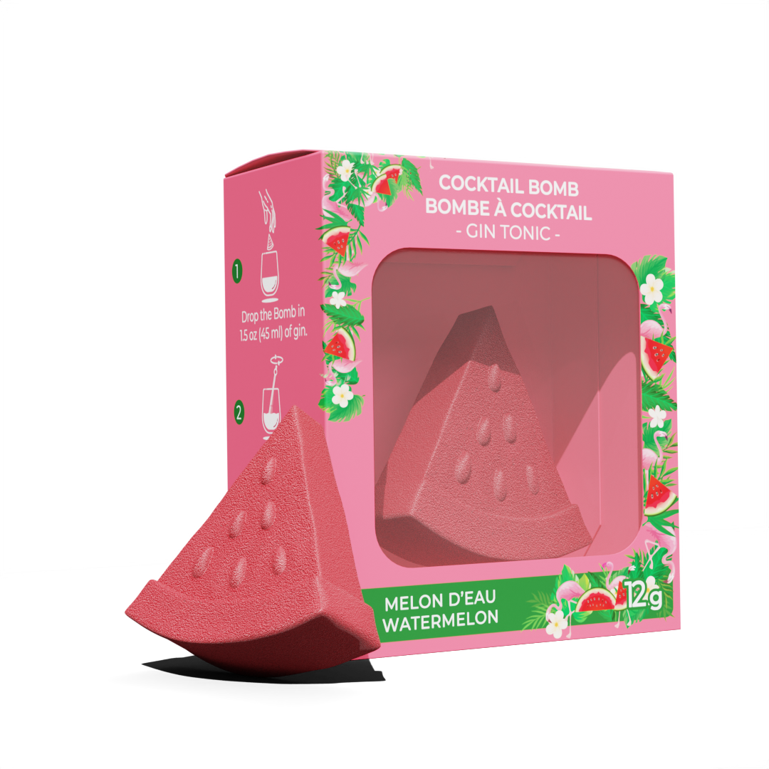 Individual 3D cocktail bomb