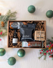 boite cadeau produits locaux pour homme avec barbe