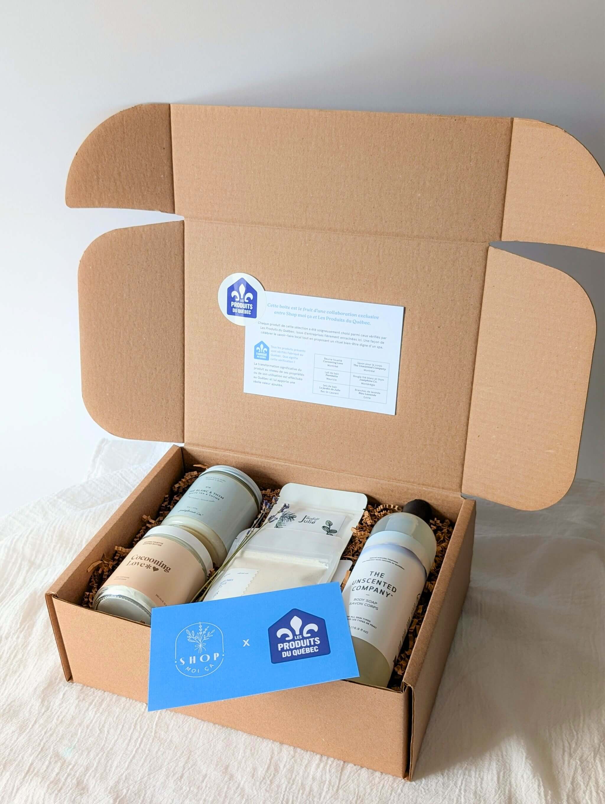 Wellness box approved by Les Produits du Québec