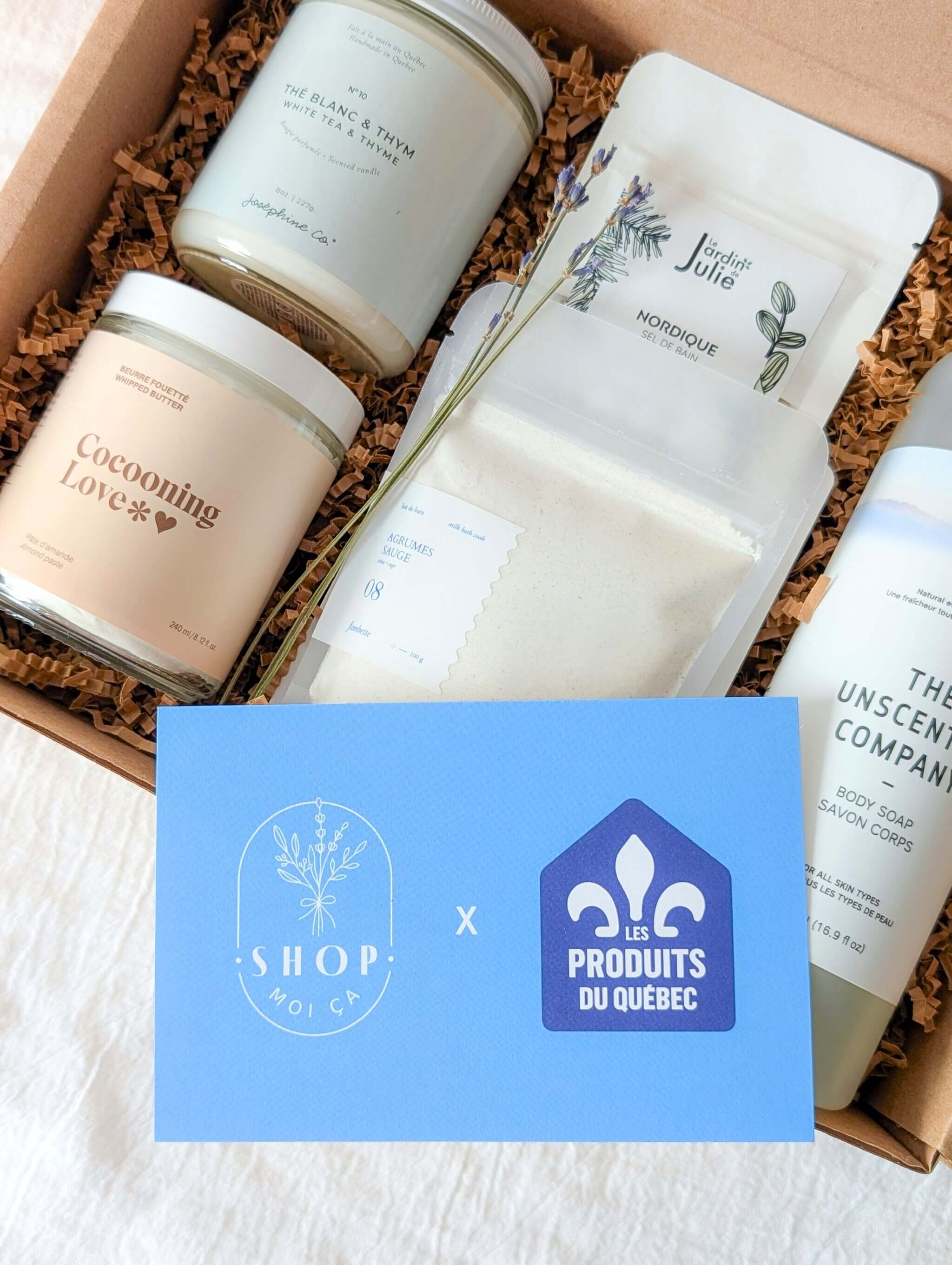 Wellness box approved by Les Produits du Québec