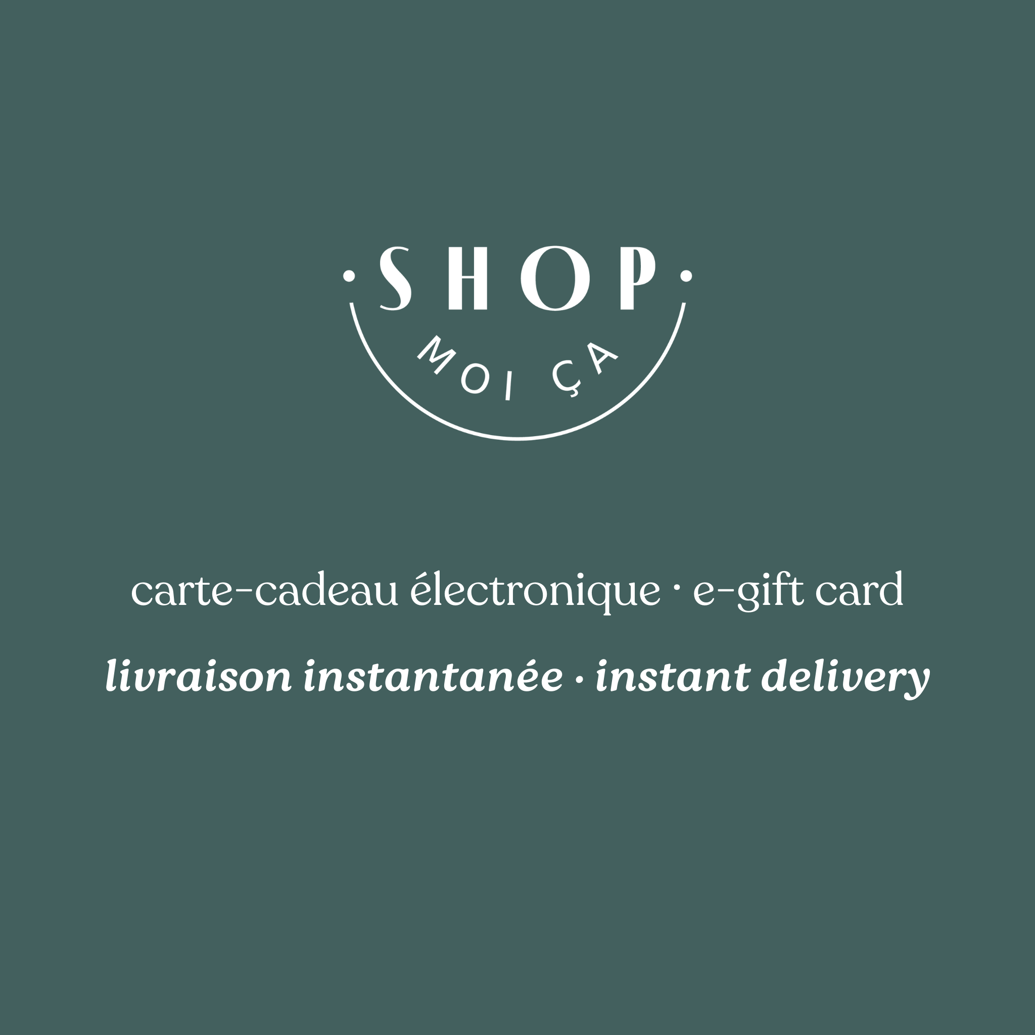 E-gift card (instant delivery)