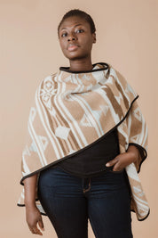Sand Reversible Eco-Friendly Shawl – MINI TIPI
