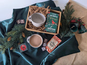 boite cadeau chocolat chaud et tasse faite a la main