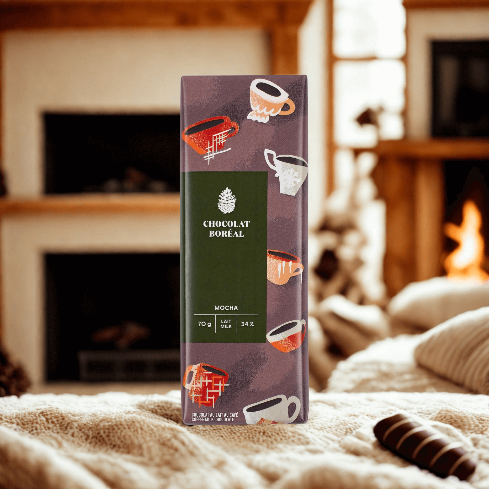 Tea time mocha chocolate bar