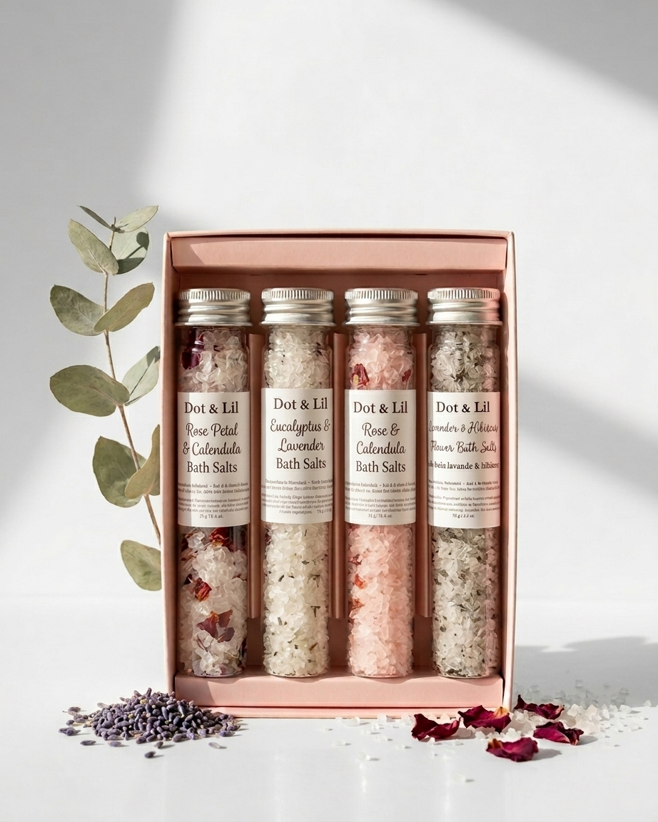 Botanical Bath Salt Discovery Set, Dot & Lil