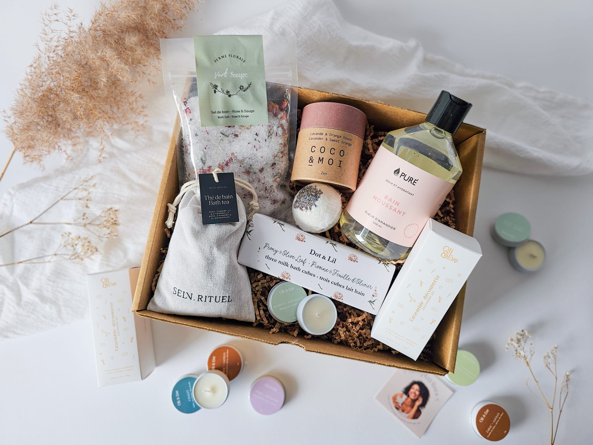 boite cadeau cocooning produits québécois