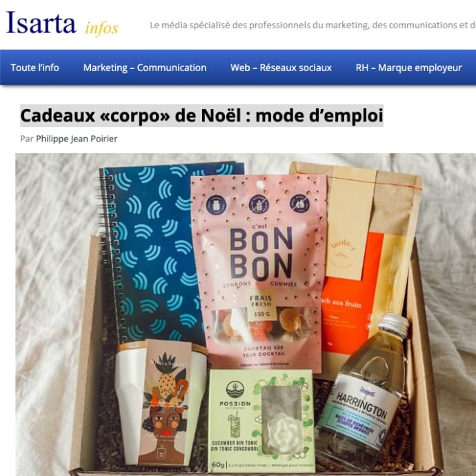 Isarta | Cadeaux «corpo» de Noël : mode d’emploi