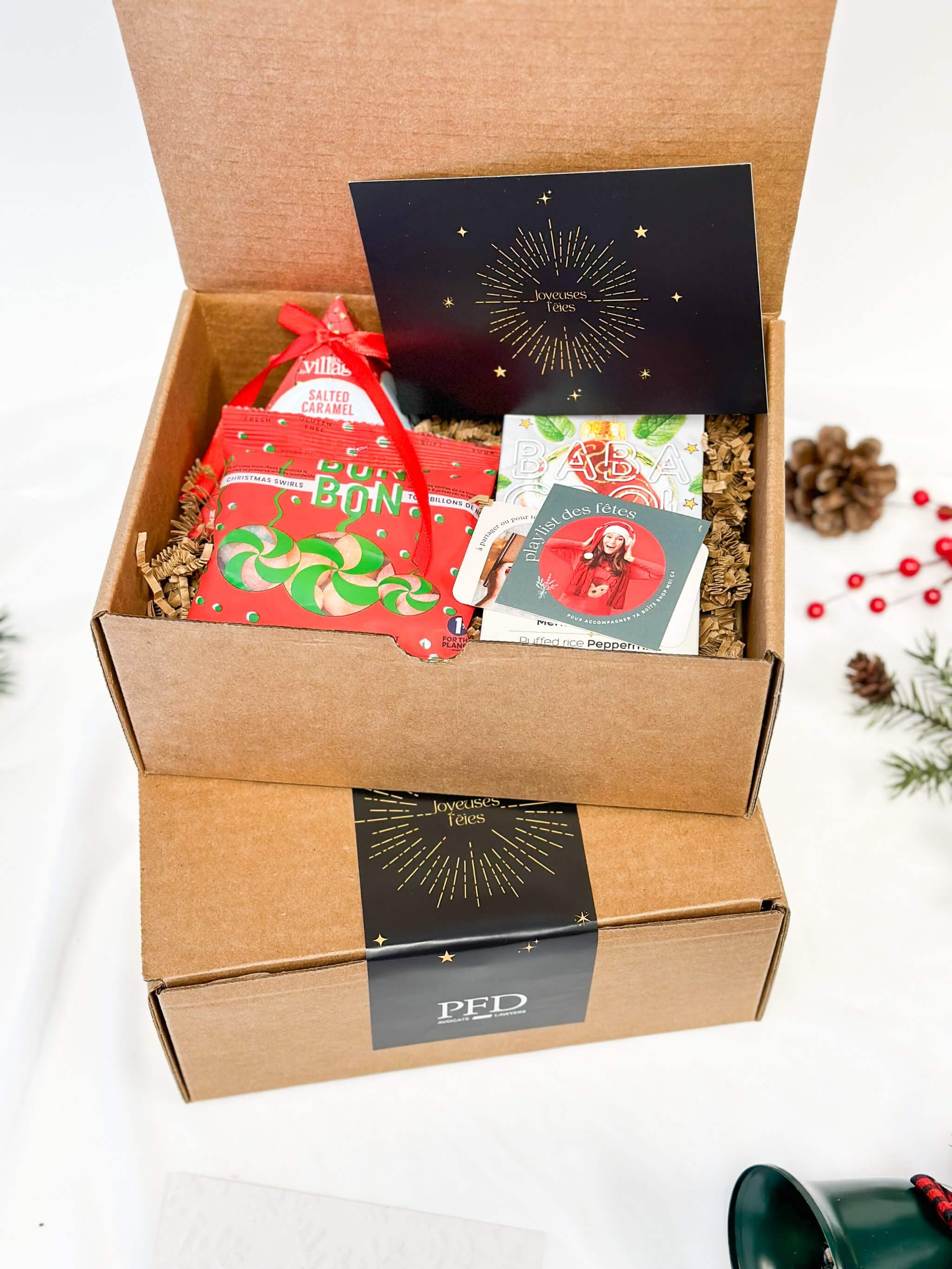 Customized corporate packaging by the batch