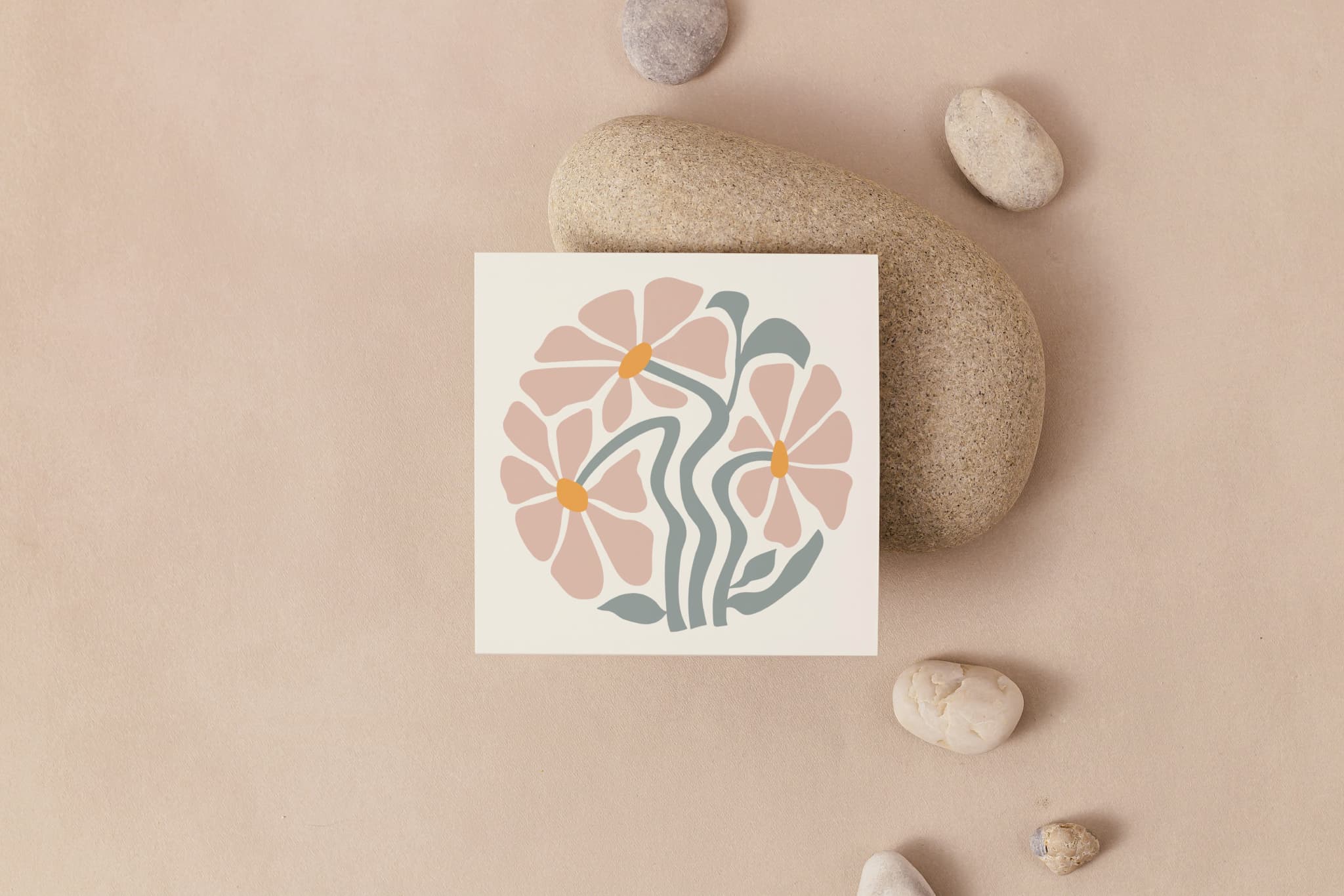 Greeting card - Psychefloral