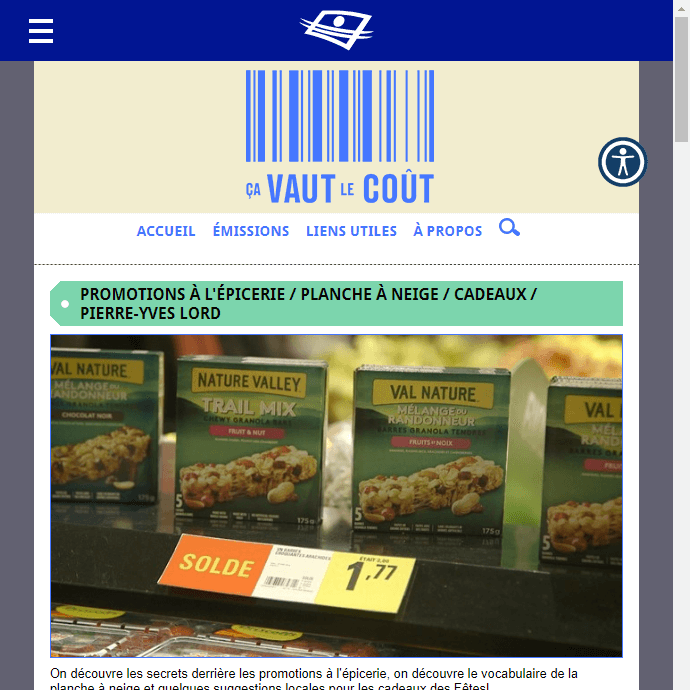 Télé Québec | Émission Ca vaut le coût segment Le Magasin général