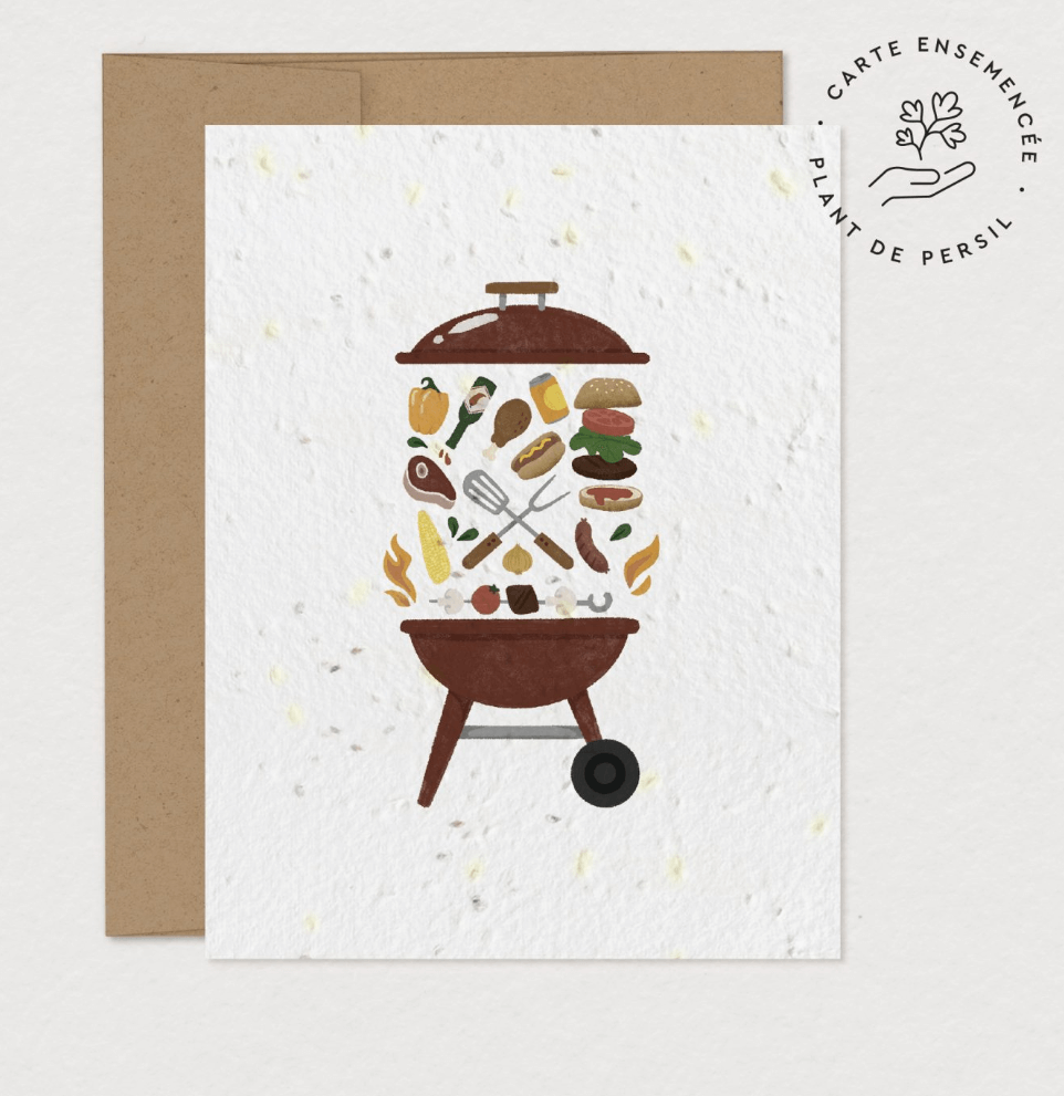 Plantable greeting card - Bee