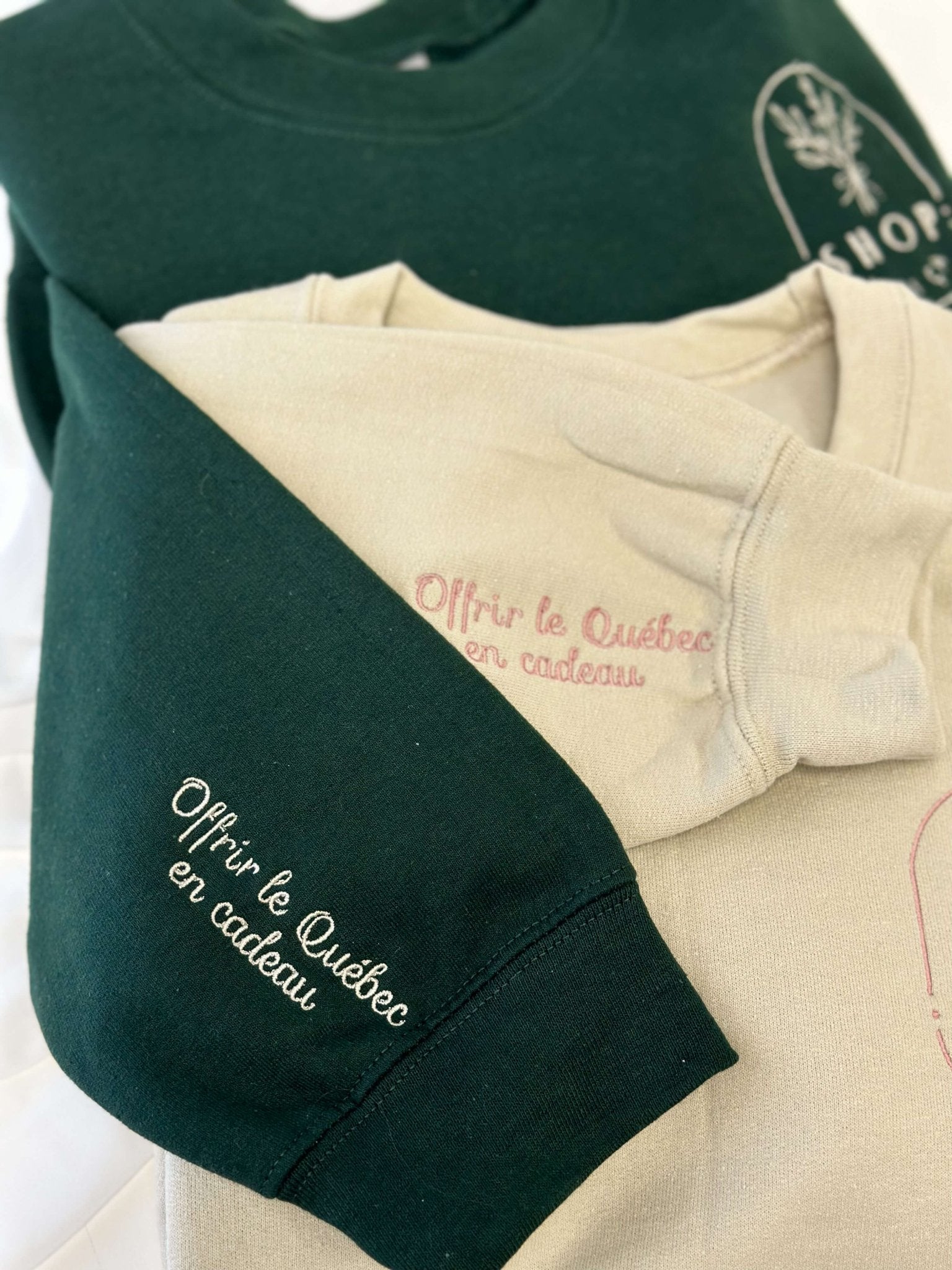 Shop moi ça Beige crewneck sweater