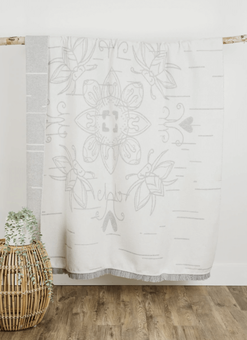 Birch Bark Eco-Friendly Everyday Blanket from MiNi TiPi
