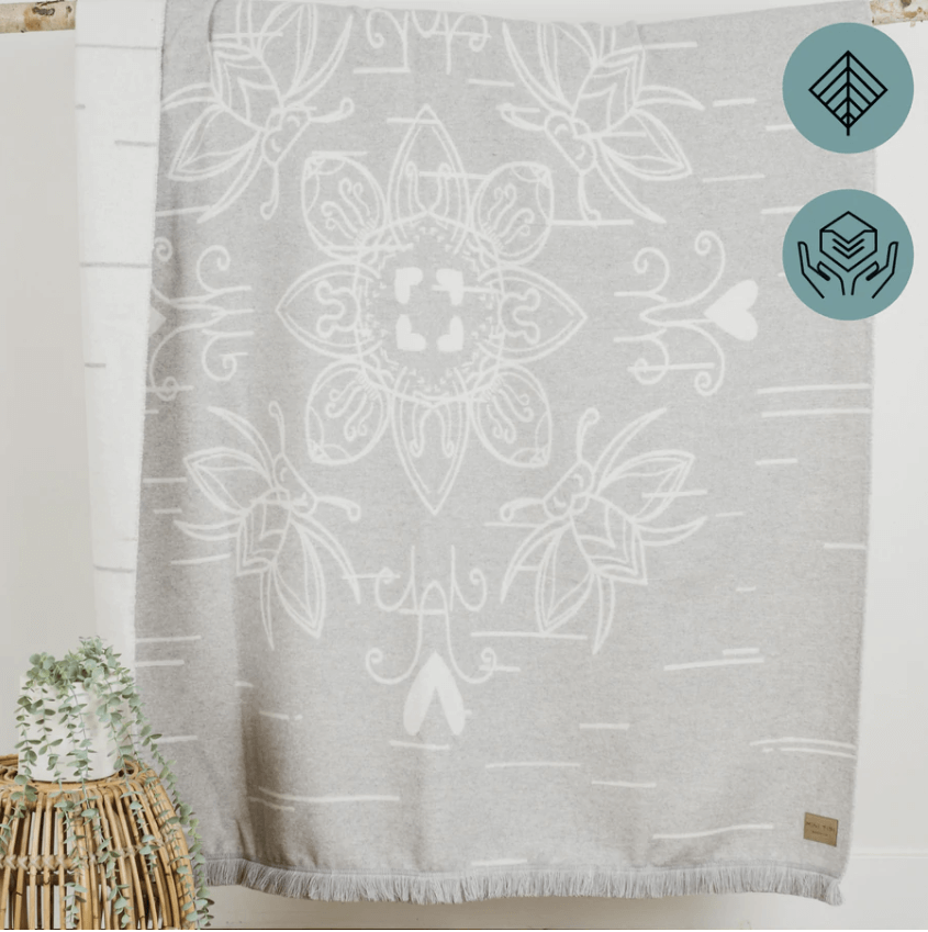 Birch Bark Eco-Friendly Everyday Blanket from MiNi TiPi
