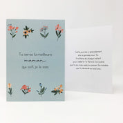 Mother's Day card - I love you mom (crabapple)